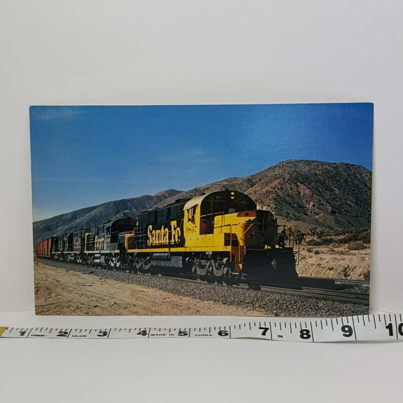 Sante Fe Gators Railroad Train Oversize Vintage Postcard