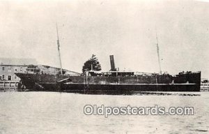 USS Justin Schooner Middlesbrough, England Ship Unused 