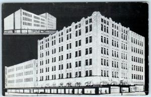 LINCOLN, Nebraska NE  ~ GOLD & CO. DEPARTMENT STORE at Night    Postcard