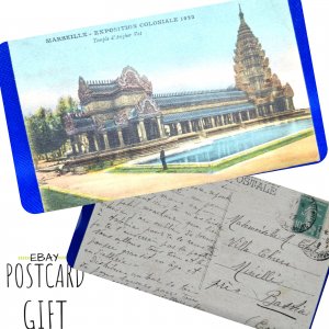 Postcard MARSEILLE France exposition coloniale 1922 Temple d Angkor Vat posted