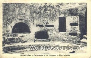 Catacombe di S Giovanni, Una Rotonda SiracUSA Italy 1932 