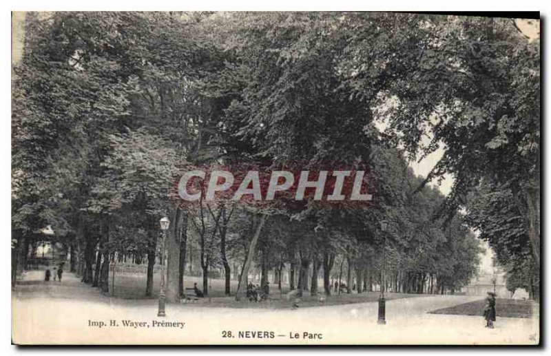Old Postcard Nevers Park