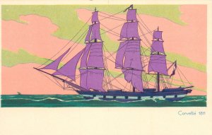 Belgian Maritime League sailing vessel ship caravel 1811