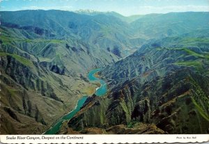 Idaho Snake River Canyon Deepest On The Continent