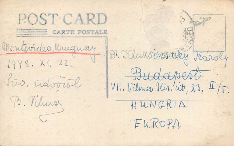 Uruguay Montevideo Palacio Legislativo 1948