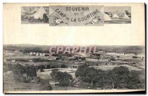 Old Postcard Remembrance Camp De La Courtine Army