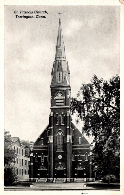 Connecticut Torrington St Francis Church 1955