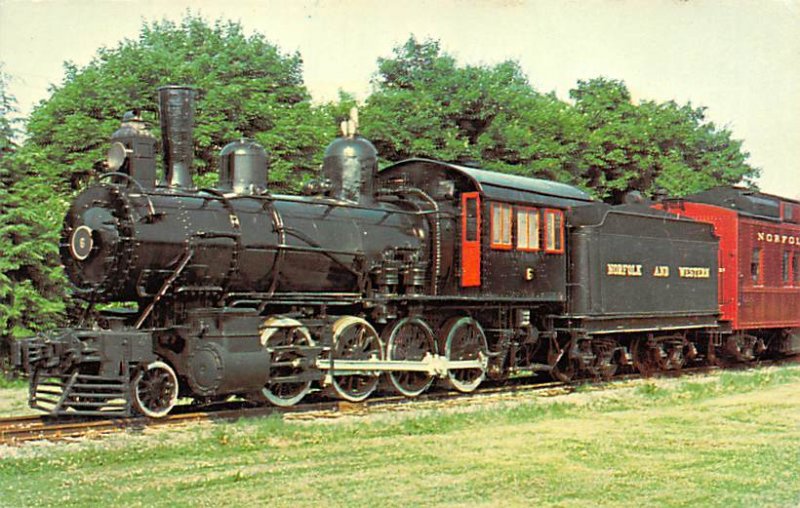 Roanoke Transportation Museum Norfolk & Western's Number 6 Unused 