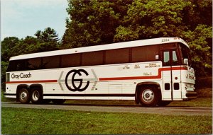 Gray Coach Bus MC-9 Crusader 2 Unused Postcard G91