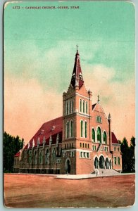 Catholic Church Ogden Utah UT UNP DB Postcard J11