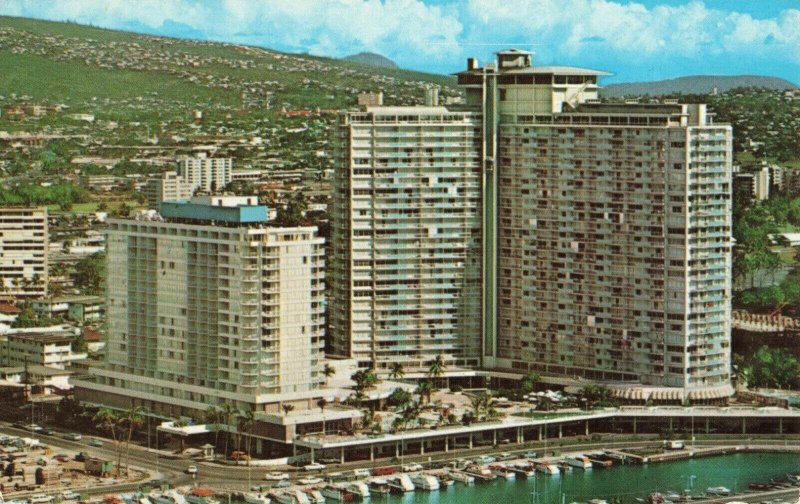 Postcard Ilikai Hotel Waikiki Hawaii 