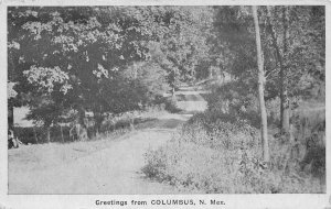 J76/ Columbus New Mexico Postcard c1910 Greetings from Columbus  235