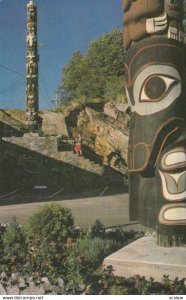 PRINCE RUPERT , B.C. , Canada , 1950-60s ; Indian Totems in service park