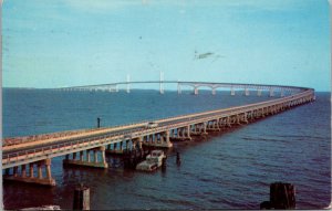 Chesapeake Bay Bridge Linking Eastern/Western Shores of Maryland Postcard PC203
