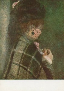 Art Postcard - Pierre-Auguste Renoir - The Woman With The Veil  RR9527