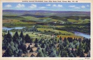 [ Linen ] US Vermont Green Mountains - Looking Toward Northfield