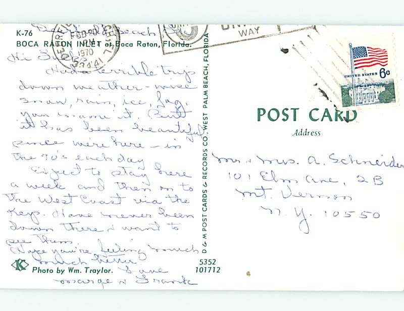 Pre-1980 INLET BEACH Boca Raton Florida FL AD6001