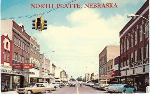Main Street North Platte Nebraska 1960s & 1970s Cars