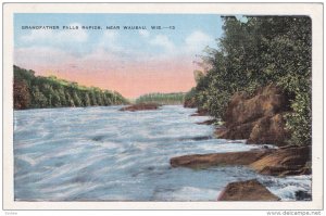 Grandfather Falls Rapids, near Wausau, Wisconsin, PU-1939