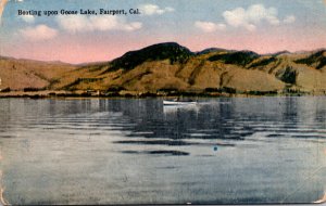 California Fairport Boating On Goose Lake