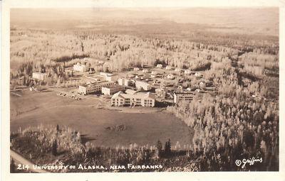 F4305 AK, Fairbanks Univ. of Alaska Photo Postcard