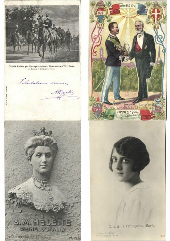 ITALY ROYALTY 85 Vintage Postcards (L3300)