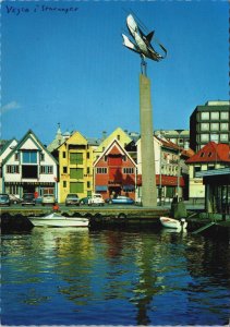 Norway Vagen I Stavanger Vågen Vintage Postcard BS.26