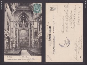Postcard, CANADA, Montreal, Sacred Heart Chapel