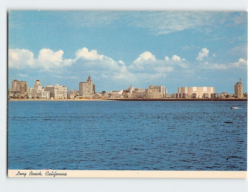 Postcard Skyline of Long Beach, California, USA