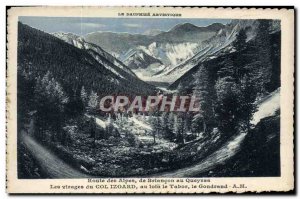 Old Postcard The Dauphine Artistic Route Des Alpes Briancon in Queyras Turns ...