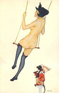 Artist Signed Raphael Kirchner (AUS) Marque L-E 44 Artist Signed unused 