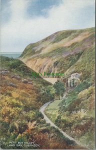 Channel Islands Postcard - Petit Bot Valley and Bay, Guernsey  RS25501