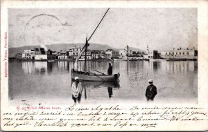 Egypt Suez Canal Vintage Postcard C126