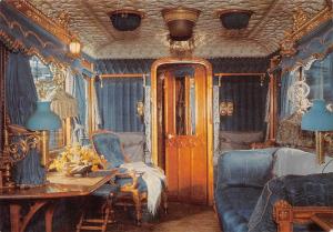 uk2073 queen victoria's saloon day compartment real photo uk