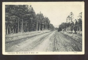 MENA ARKANSAS PIKE ROAD VINTAGE POSTCARD