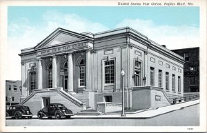 Postcard MO Poplar Bluff - US Post Office