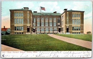 1906 State Normal School Salem Massachusetts Grounds & Building Posted Postcard