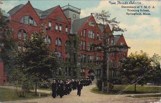 Massachusetts Springfield Dormitory Of Y M C A Trainting School 1913