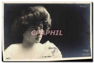 Old Postcard Fantasy Theater Woman E Vere