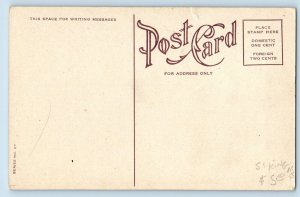 Hamilton King Signed Artist Postcard Pretty Girl Bonnet With Flowers c1910's