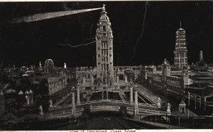 Vintage Postcard 1910's View Of Dreamland Amusement Park Coney Island New York