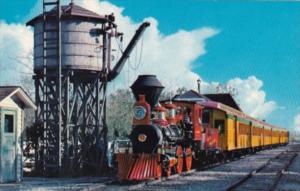 Disneyland Passenger Train At Frontierland Water Tower