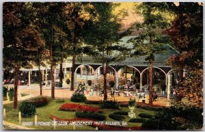 1907 Ponce De Leon Amusement Park Atlanta Georgia GA Landscape Posted Postcard