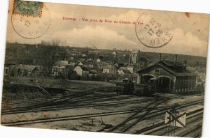 CPA AK ESTERNAY - Vue prise du Pont du Chemin de Fer (211227)