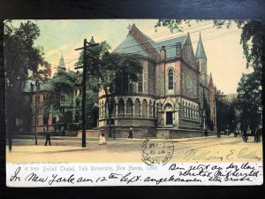 Vintage Postcard 1905 Battell Chapel, Yale U., New Haven, Connecticut (CT)