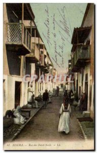 Algeria Biskra Constantine Old Postcard Rue des Ouled Nails