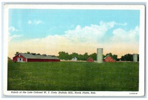 1957 Ranch of the Late Colonel W.F. Cody North Platte Nebraska NE Postcard