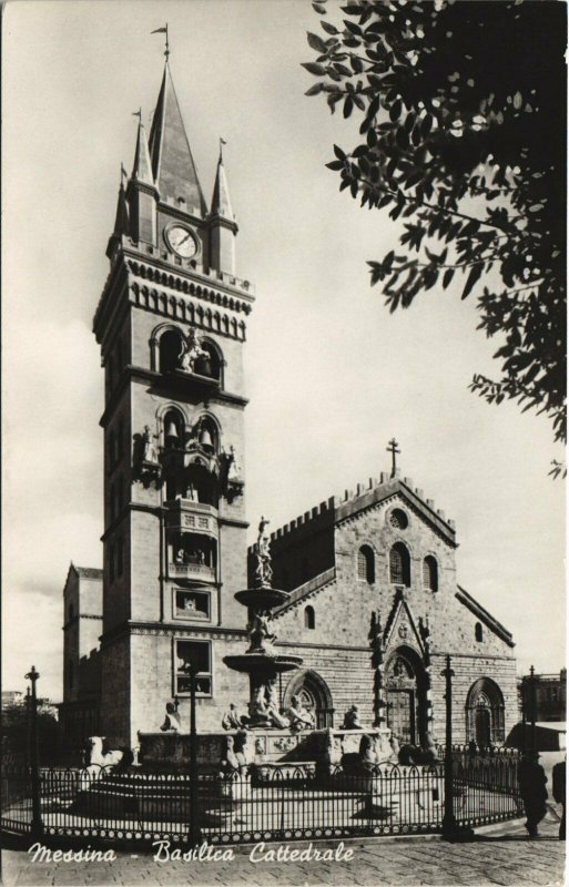 CPA Messina Basilica Cattedrale ITALY (809392)