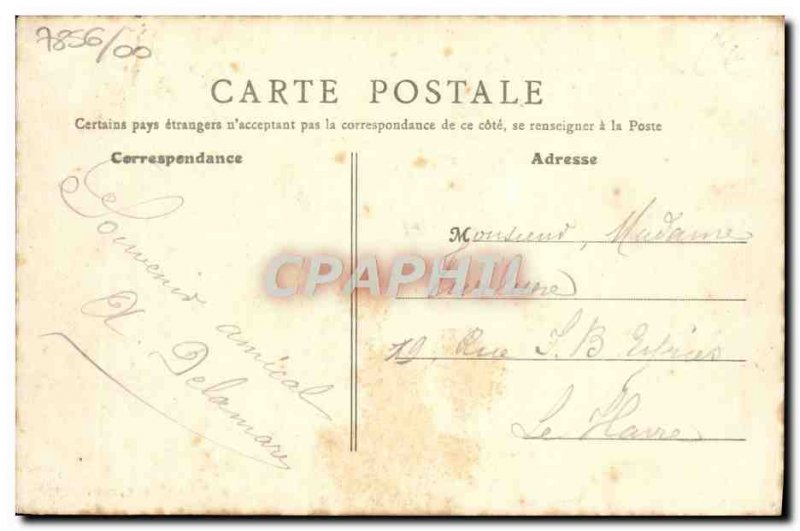 Old Postcard Luc Sur Sea Streets Gambetta and Victor Hugo