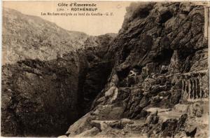 CPA ROTHÉNEUF - Les Rochers sculptes au bord du (584334)